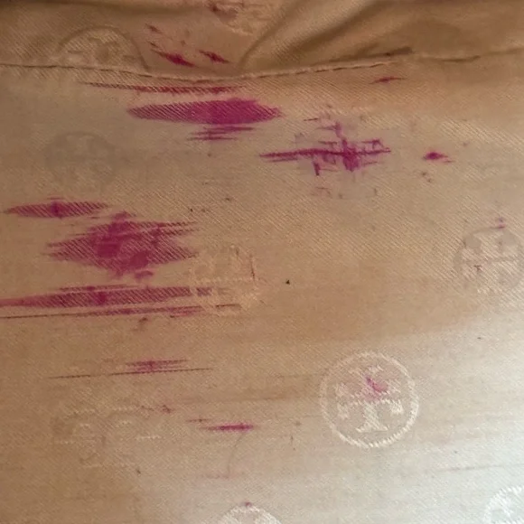 Tory Burch Purple and Gold Shoulder Bag with Logo Medallion - Picture 14 of 14